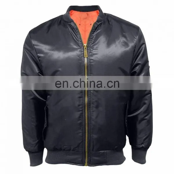 Vintage Zip up Classic Bomber Jacket High Quality Jacket photo-4