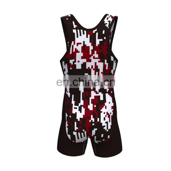Custom Sublimation Youth Cool Wrestling Singlets photo-4