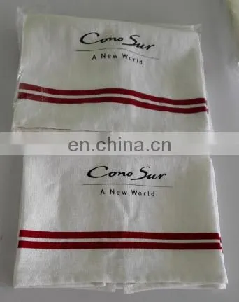 High Quality Linen/cotton Printing /vintage Tea Towels in White Color photo-3