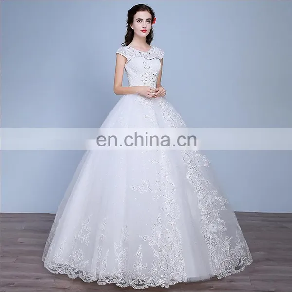 HS1617 Ball Gown Wedding Dresses 2017 New Gorgeous Dazzling Princess Bridal Real Image Luxurious Tulle Handmade Rhinestone photo-3