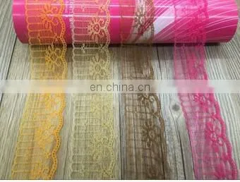 INELASTIC FLOWER LACE ACCESSORIES 4 COLORS OF LACE ACCESSORORS GARMENT FOR HEADBAND ACCESSORIES photo-4