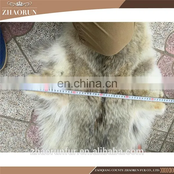 Factory Direct Sale Fur Skin Whole Coyote Fur Skin photo-3