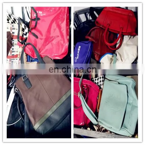 China Facotry Shoulder Handbags Women Used Stock Handbags School Bags photo-3