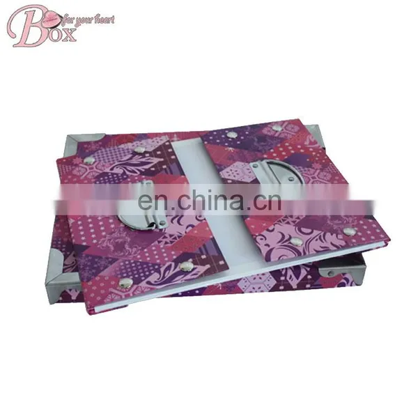 Classic Rectangle Buttons Folding Cardboard Storage Box for Shoe photo-2