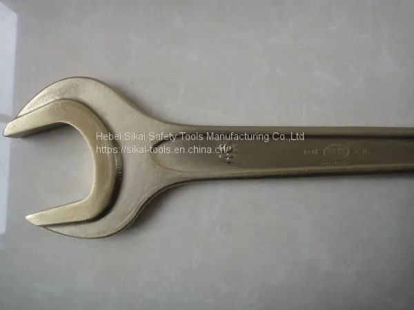 Non Sparking Hand Tools Aluminum Bronze Single Open End Wrench Spanner photo-4