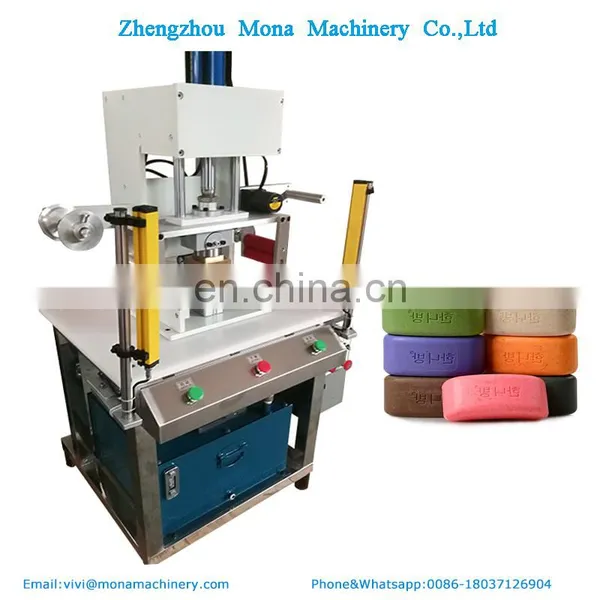 Toilet Soap Stamper/hydraulic Soap Printing Machine/soap Logo Stamper Machine for Various Shape photo-3