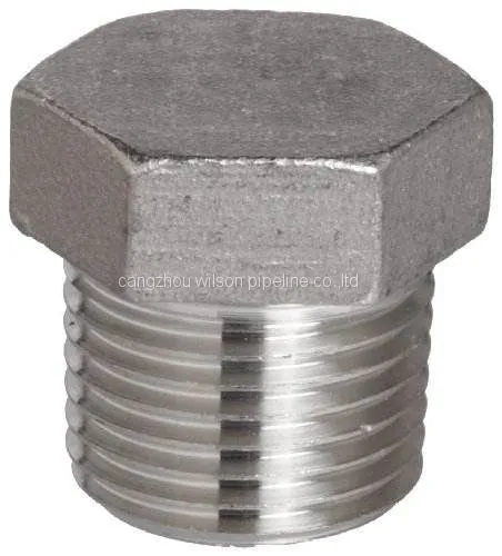 Forged Pipe Fitting ASME B16.11 3000LB Male Threaded A105 Hex Head Plug photo-2