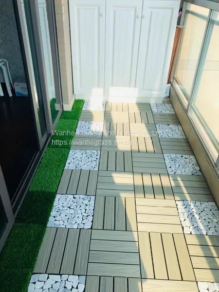 Wanhe Composite Decking Wpc Flooring no Wood Knots for Garden and Swimming photo-5