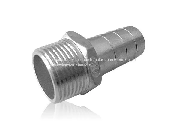 KH Fititngs 304 Stainless Steel Barb Fitting, 1/2