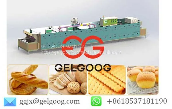 Automatic Bread Cake Biscuit Bakery Tunnel Oven