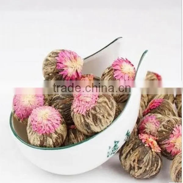 Chinese Organic Blooming Tea,Flower Slimming Tea, Slimming Fit Jasmine Green Tea Best Gift Flower Tea photo-3