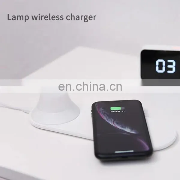 Lamp With Wireless Charging For Iphone Watch General Wireless Charger For Android Phones photo-2
