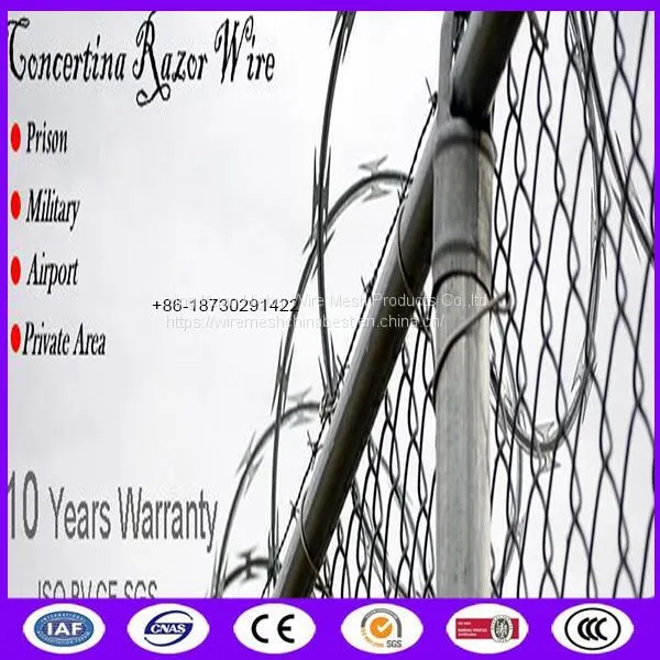 Unclipped Razor Ribbon Wire Razor Concertina Wire Coil Security Barrier photo-4