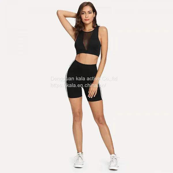 WBB-8 Plus Size Black Biker Shorts Women photo-4