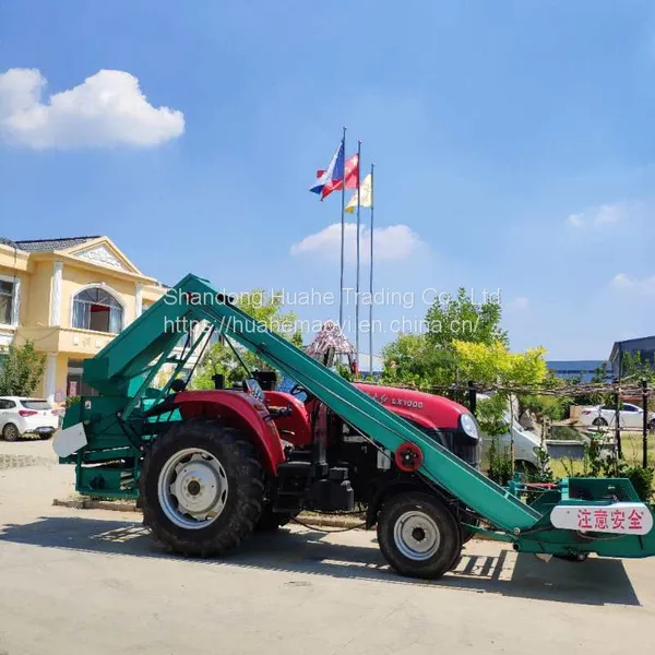 Farmers Are Good Helpers. Corn Thresher Double Fan Automatic Feeding and Stick Beating Machine Saves Time and Labor photo-4