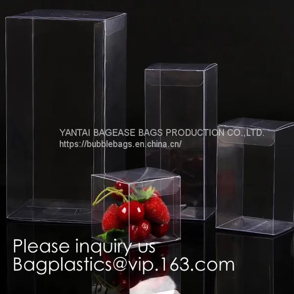 Frosted Plastic Box With Hanging Hole, Plastic Folding Box Custom PET/PVC/PS Folding Box photo-2
