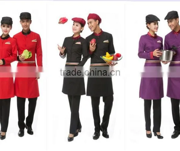 Chinese Restaurant Hotel Waiter Uniform photo-2