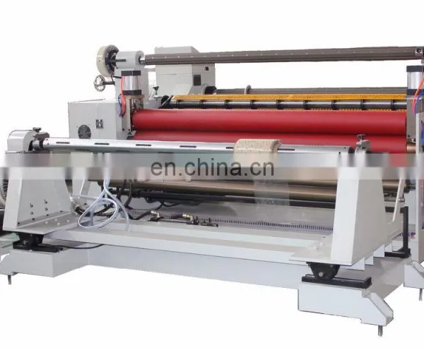 1800mm Jumbo Plastic Paper Film Cloth Fabric Roll Slitting Rewinding Machine photo-2