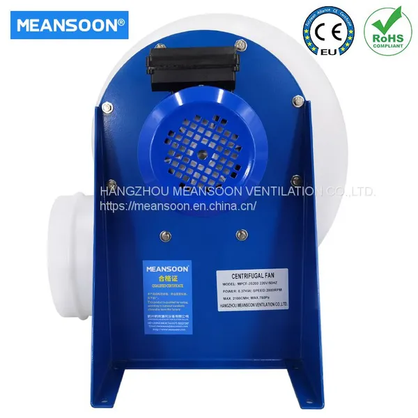 MPCF-200-B2S Chemical Resistant Plastic Laboratory Fume Hood Exhaust Fan photo-4