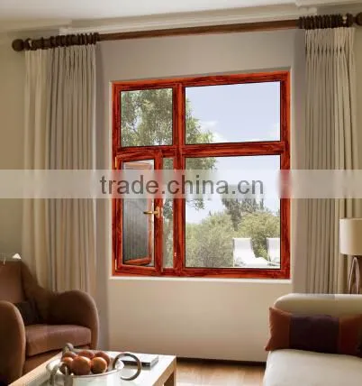 Aluminum French Windows With AS2047 &Double Glazed Glass With Grill Security photo-2