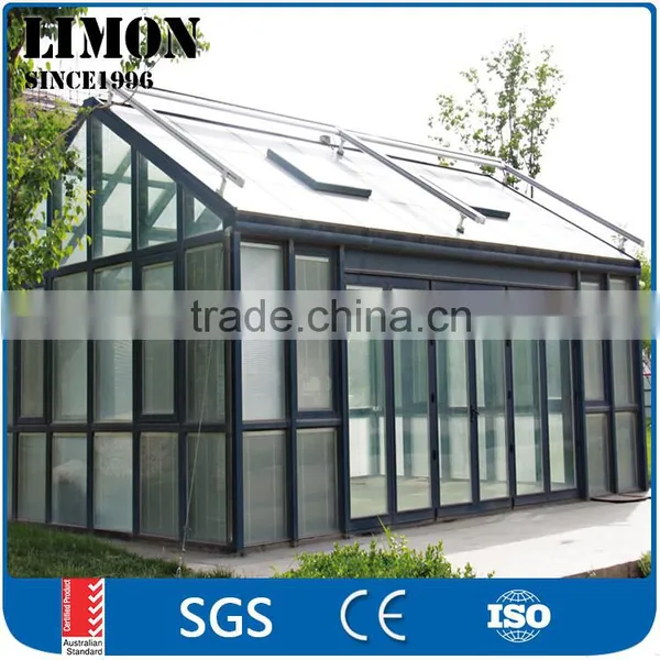 Custome Garden Glass Houses Aluminum Profile Glass Sunroom photo-2