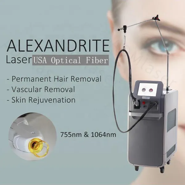 2024 New Laser Hair Removal Beauty Machine 755nm Laser Light Skin Hair Removal 1064nm Dark Skin Tone Hair Removal Equipment photo-4