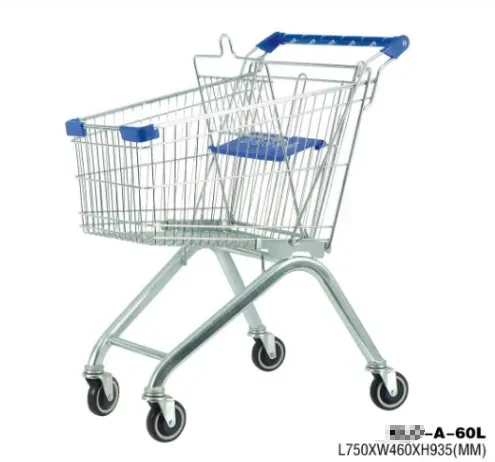 European Style Steel Supermarket Trolley Manufacture photo-3