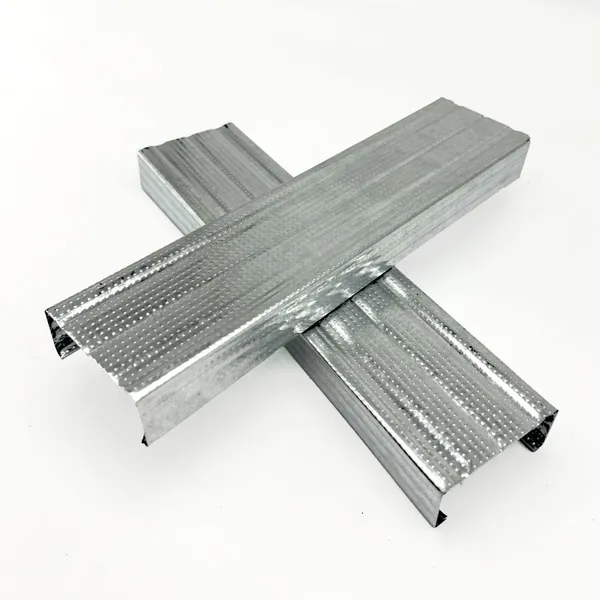 Light Steel F47 Ceiling Channel for Partition Walls and Ceilings, Fire-Resistant, 0.5mm Galvanized