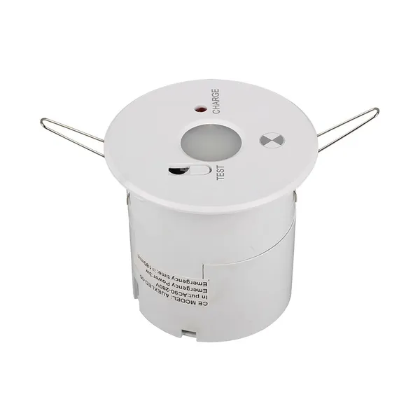 Factory Direct Supply Low Price 3W LED Emergency Down Light Safety Exit Sign With Built-in Battery photo-2