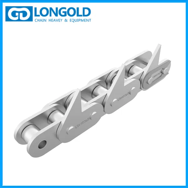 LONGOLD Stainless Steel Sharp Tooth Chain, Special Attachment Plate Chain, Made in China photo-5