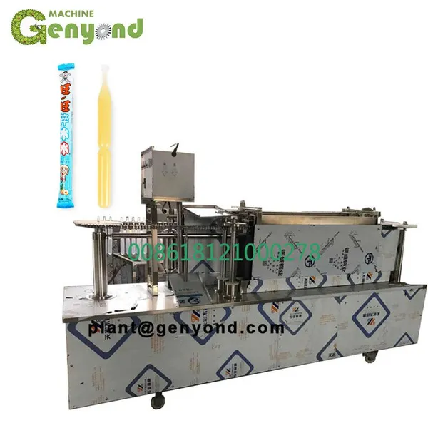 Small Mini Soft Plastic Tubes Ice Lolly Pop Filling and Sealing Machine