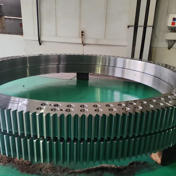 Automated Large Gear Ring Manufacturing with PLC Controlled Hobbing Machine for High Consistency