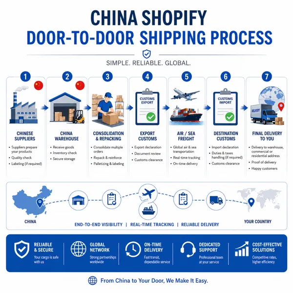 China Shipping Agent for Shopify Sellers With Warehouse Consolidation photo-5