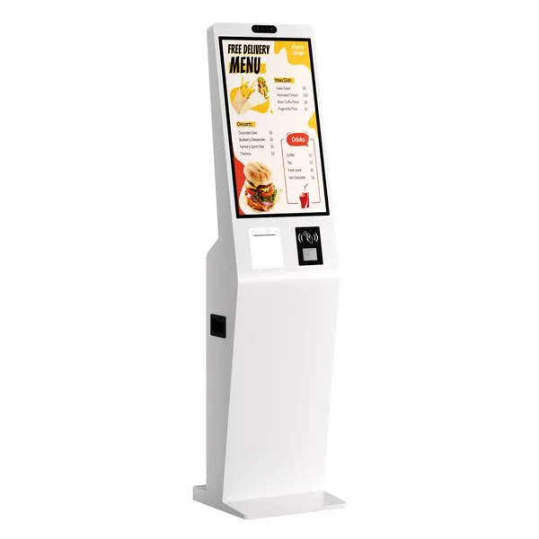 Aonpos APK12 21.5 Inch Touch Creen Kiosk High Speed Payment Kiosk Retail Shop Self-service Kiosk Built-in Printer Interactive Ordering Kiosk photo-2