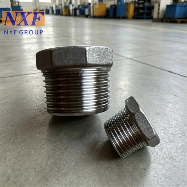 NXF UNS N10276 2.4819/NiMo16Cr15W/C276 Nickel Alloy Forging THD Square Head Plug & Hexagonal Head Plug & Round Head Bushing photo-2