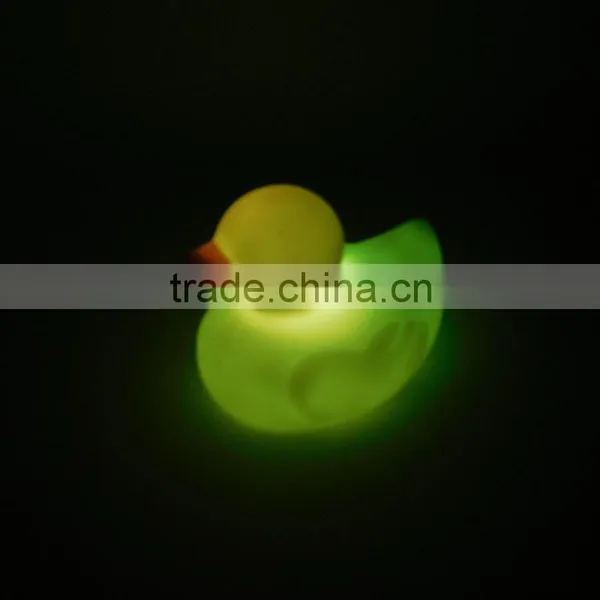 Vinyl Toy Manufacture Led Flashing Toy for Kids Flashing Vinyl Duck Toys photo-2