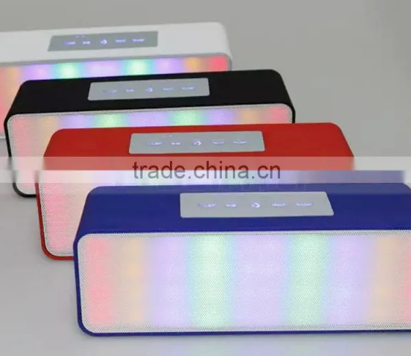 Colorful Cube Shape Wireless Bluetooth Speaker With LED Light photo-6