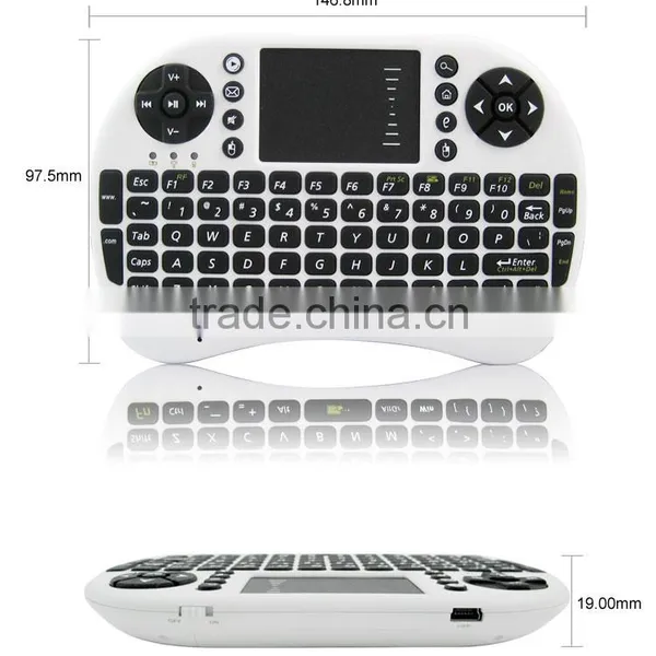 High Quality 2.4g Mini Fly Air Gyro Mouse Wireless Keyboard photo-3