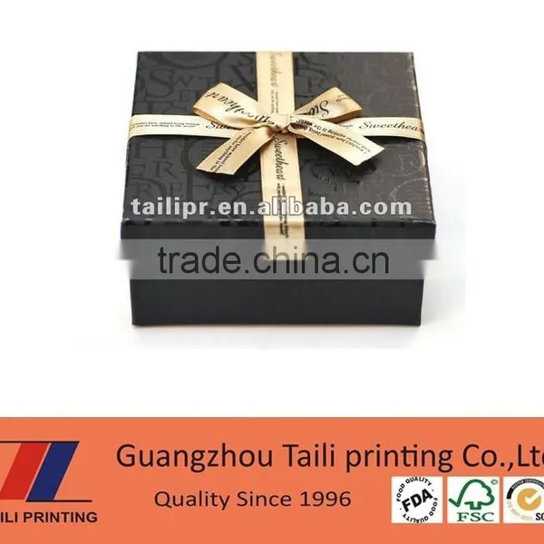Fashion Design Paper Tie Holder Box photo-2