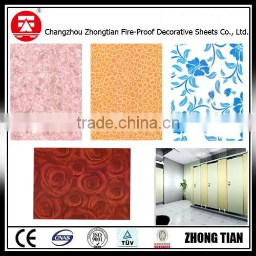 Waterproof Toilet Cubicle Partition Board Decorative High Pressure Compact Board photo-3