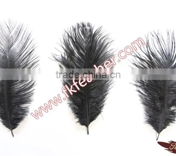 Cheap Craft Feather Black Ostrich Feathers Fabric For Wedding Decorations And Party Rnament photo-4