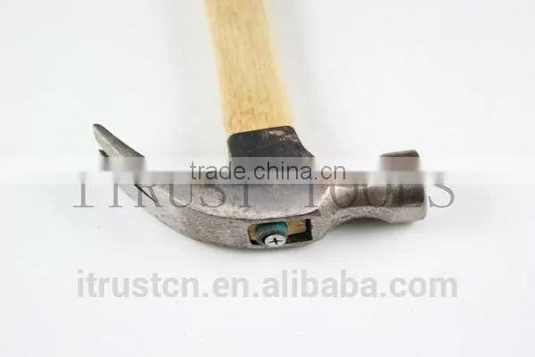Green Wooden Handle American Claw Hammer HM1058 photo-5
