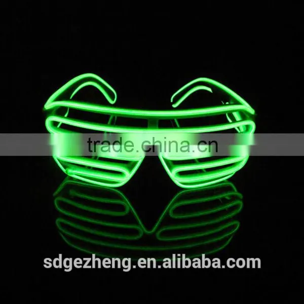 Wholesale LED Shutter Party Glasses Flashing el Wire Sunglasses With CE ROHS Approval photo-6