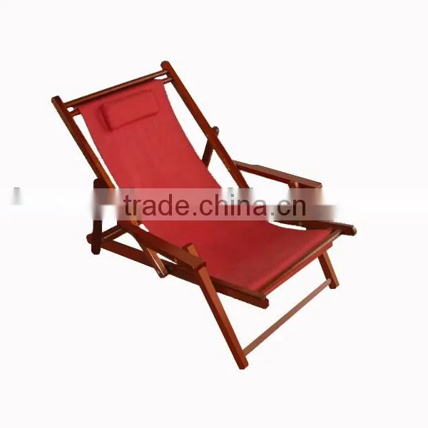 Foldable Wooden Leisure Beach Chair photo-2