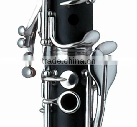 High Grace Hard Rubber Clarinet Nickel Palted Keys White Copper Keys photo-3