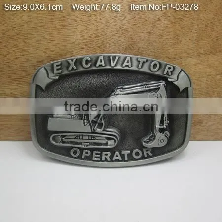 Wholesale Men's 35mm Metal Plate Belt Bucklewith Rhinestones photo-4