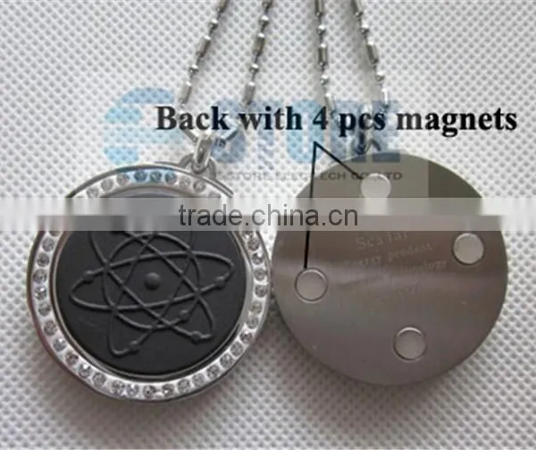 Wholesale Japanese Technology Quantum Energy Pendant Volcano With 4 Strong Magnets Stone photo-4