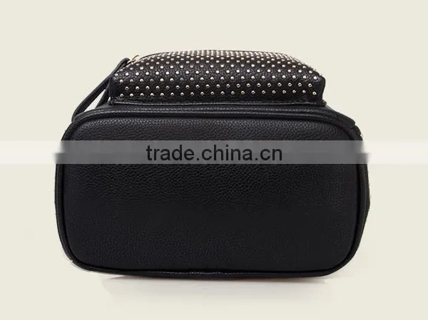 Rivet Decoration pu Leather Backpack Bag Custom Made photo-6
