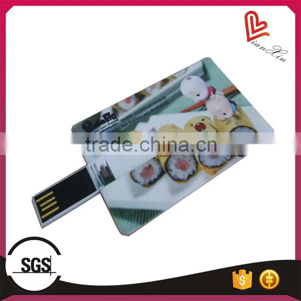 2016 for Business USB Credit Card Customized Promotional Logo Printing Credit Card Usb Flash Drive,customized Capality photo-2