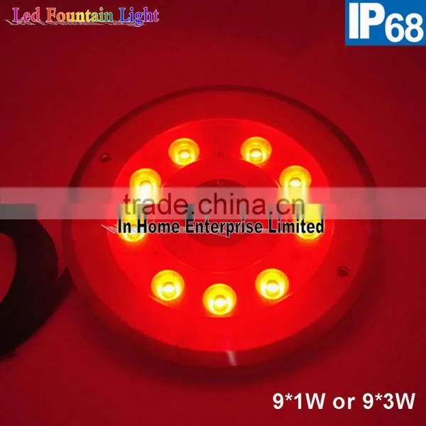 9W IP68 Underwater Light DMX RGB Outdoor Led Fountain Lights photo-6
